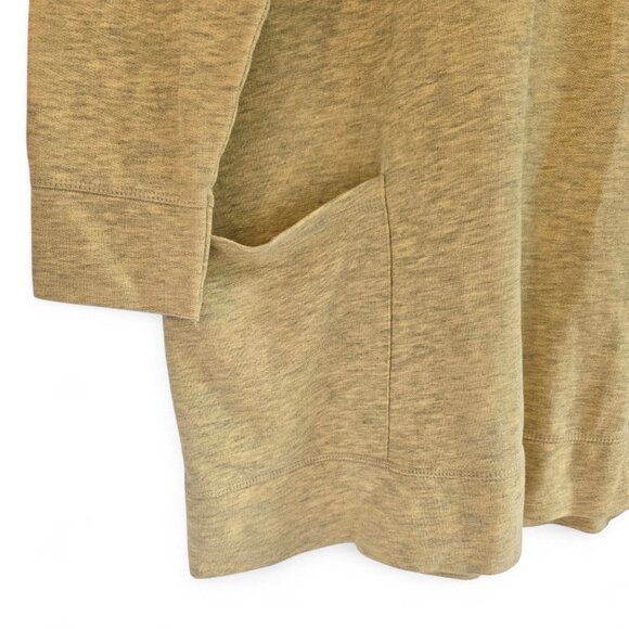 Soft Surroundings Yellow Hoodie Tunic Medium Drawstring Pockets Long Sleeve - Picture 5 of 10